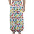 Seven Chakra Symbols Pattern Print Lantern Pants