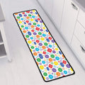 Seven Chakra Symbols Pattern Print Long Kitchen Mat