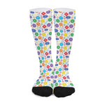 Seven Chakra Symbols Pattern Print Long Socks