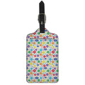 Seven Chakra Symbols Pattern Print Luggage Tag