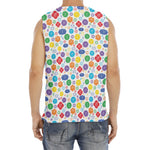 Seven Chakra Symbols Pattern Print Men's Fitness Tank Top