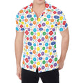 Seven Chakra Symbols Pattern Print Men's Shirt