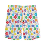 Seven Chakra Symbols Pattern Print Men's Sports Shorts