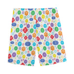 Seven Chakra Symbols Pattern Print Men's Sports Shorts