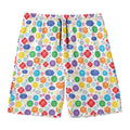 Seven Chakra Symbols Pattern Print Men's Swim Trunks