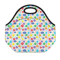 Seven Chakra Symbols Pattern Print Neoprene Lunch Bag