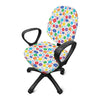 Seven Chakra Symbols Pattern Print Office Chair Cover