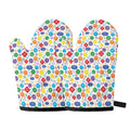 Seven Chakra Symbols Pattern Print Oven Mitts