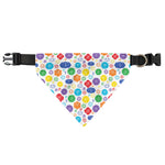 Seven Chakra Symbols Pattern Print Over The Collar Dog Bandana