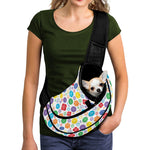 Seven Chakra Symbols Pattern Print Pet Sling Carrier