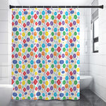 Seven Chakra Symbols Pattern Print Premium Shower Curtain
