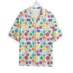 Seven Chakra Symbols Pattern Print Rayon Hawaiian Shirt