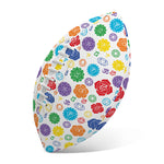 Seven Chakra Symbols Pattern Print Rugby Ball