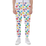 Seven Chakra Symbols Pattern Print Scuba Joggers