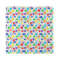 Seven Chakra Symbols Pattern Print Silk Bandana