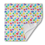 Seven Chakra Symbols Pattern Print Silk Bandana