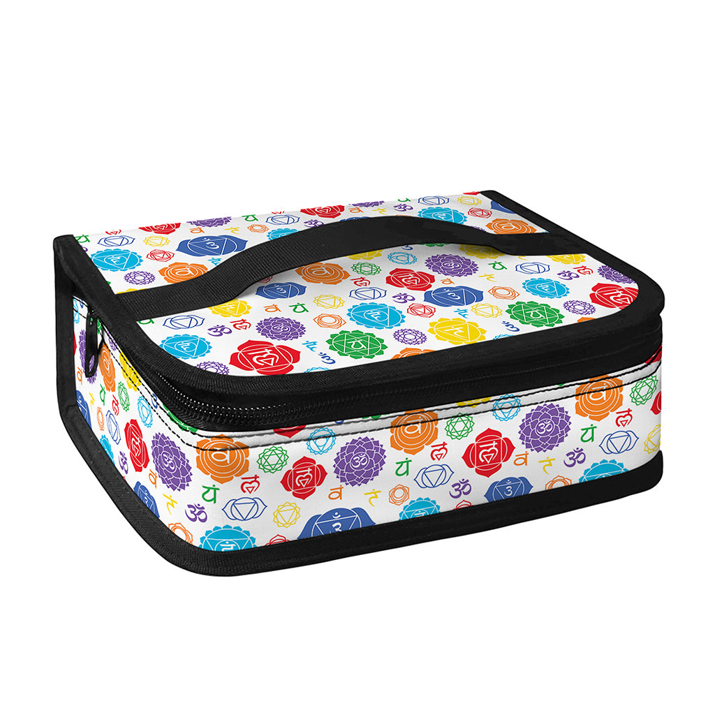 Seven Chakra Symbols Pattern Print Small Lunch Bag