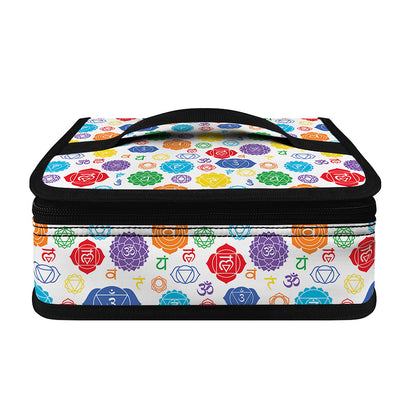 Seven Chakra Symbols Pattern Print Small Lunch Bag
