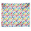 Seven Chakra Symbols Pattern Print Tapestry