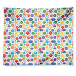 Seven Chakra Symbols Pattern Print Tapestry