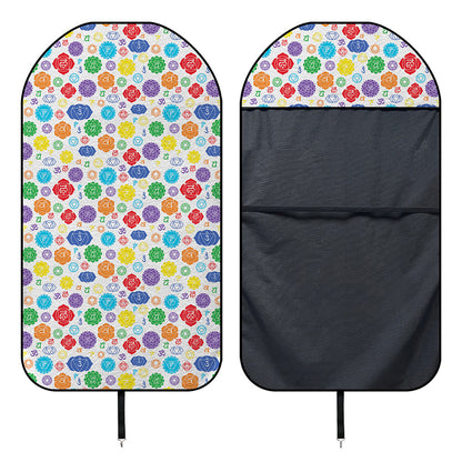 Seven Chakra Symbols Pattern Print Waterproof Car Seat Cover
