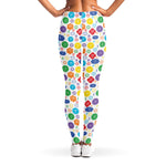 Seven Chakra Symbols Pattern Print Women's Leggings