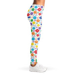 Seven Chakra Symbols Pattern Print Women's Leggings