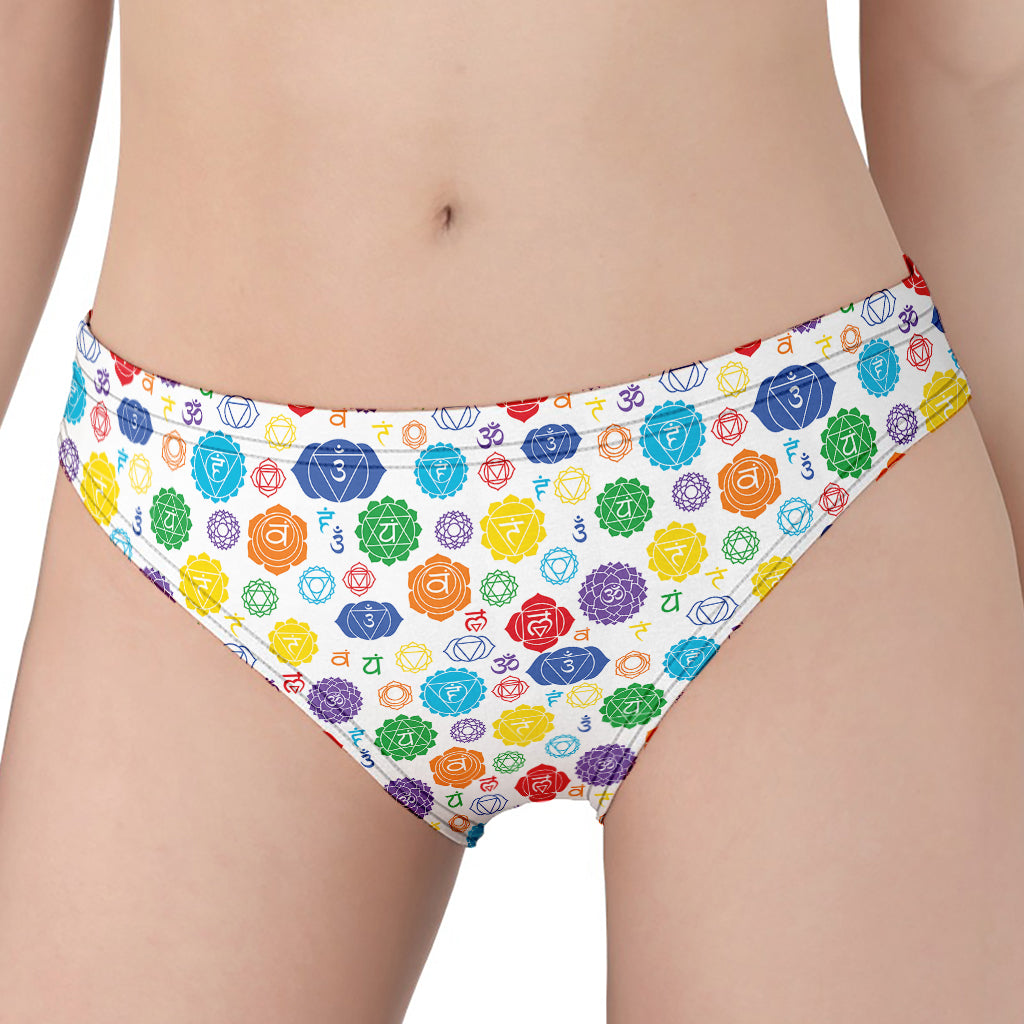 Seven Chakra Symbols Pattern Print Women's Panties