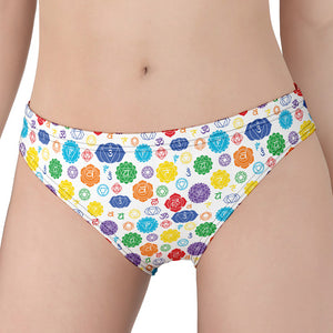 Seven Chakra Symbols Pattern Print Women's Panties