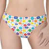 Seven Chakra Symbols Pattern Print Women's Thong