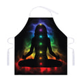 Seven Chakras Aura Print Adjustable Apron