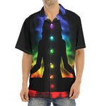 Seven Chakras Aura Print Aloha Shirt
