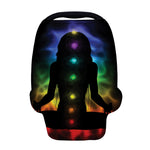 Seven Chakras Aura Print Baby Seat Cover