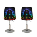 Seven Chakras Aura Print Bar Stool Covers