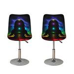 Seven Chakras Aura Print Bar Stool Covers