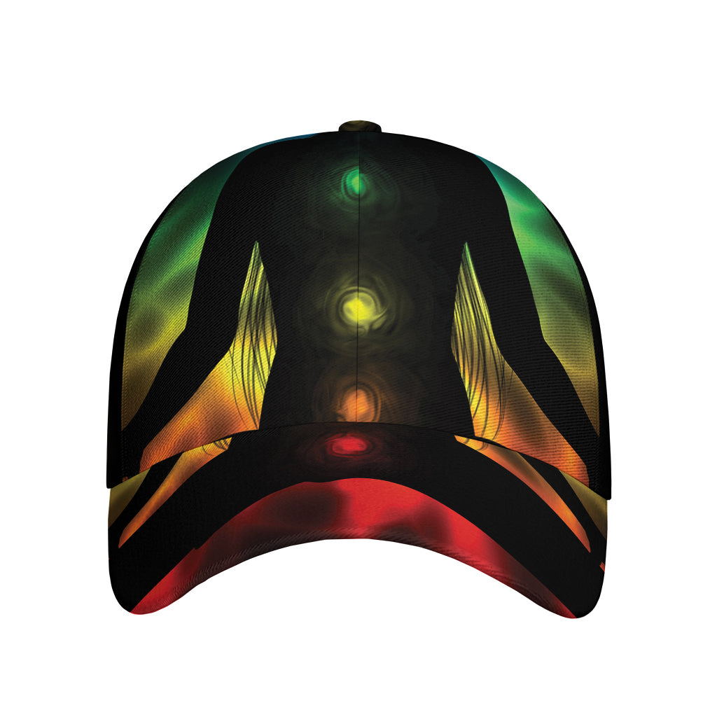 Seven Chakras Aura Print Baseball Cap