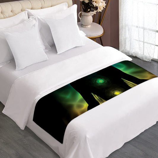 Seven Chakras Aura Print Bed Runner