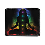 Seven Chakras Aura Print Bifold Wallet