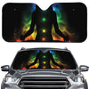 Seven Chakras Aura Print Car Windshield Sun Shade