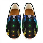 Seven Chakras Aura Print Casual Shoes