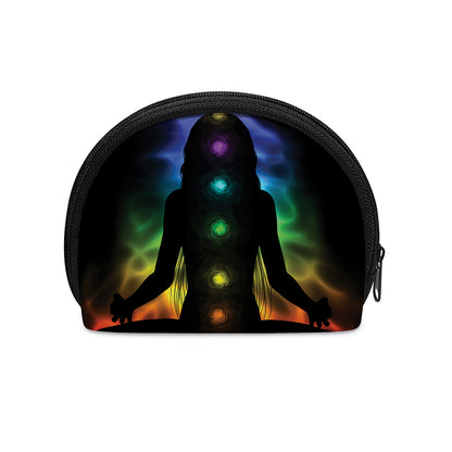 Seven Chakras Aura Print Coin Purse