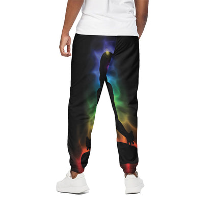 Seven Chakras Aura Print Cotton Pants