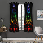Seven Chakras Aura Print Curtain