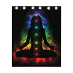 Seven Chakras Aura Print Curtain