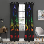 Seven Chakras Aura Print Curtain