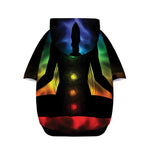 Seven Chakras Aura Print Dog Zip Up Hoodie
