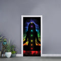 Seven Chakras Aura Print Door Sticker
