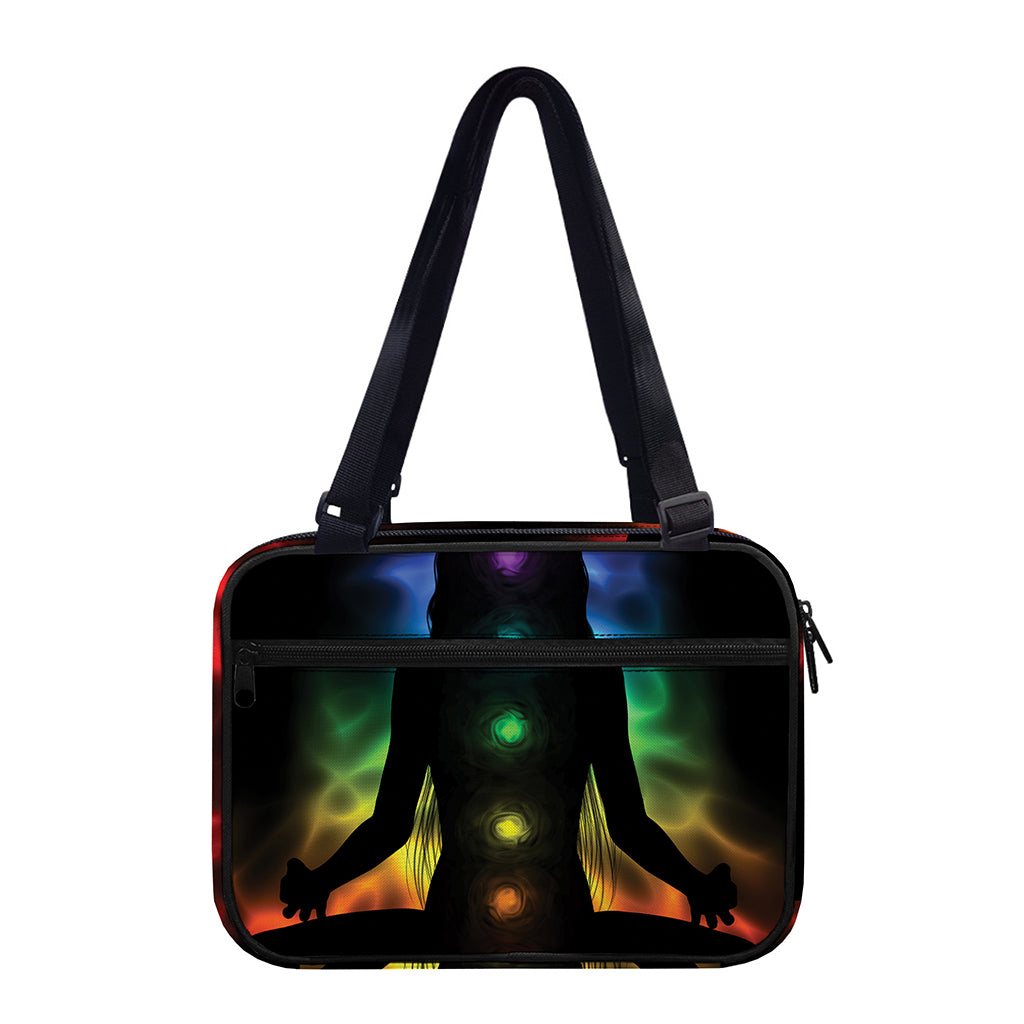 Seven Chakras Aura Print Double Strap Bible Bag