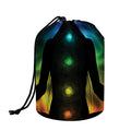 Seven Chakras Aura Print Drawstring Makeup Bag