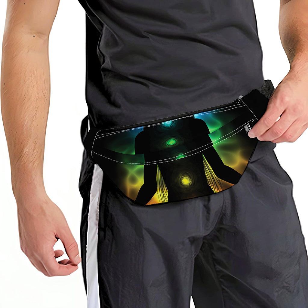 Seven Chakras Aura Print Fanny Pack